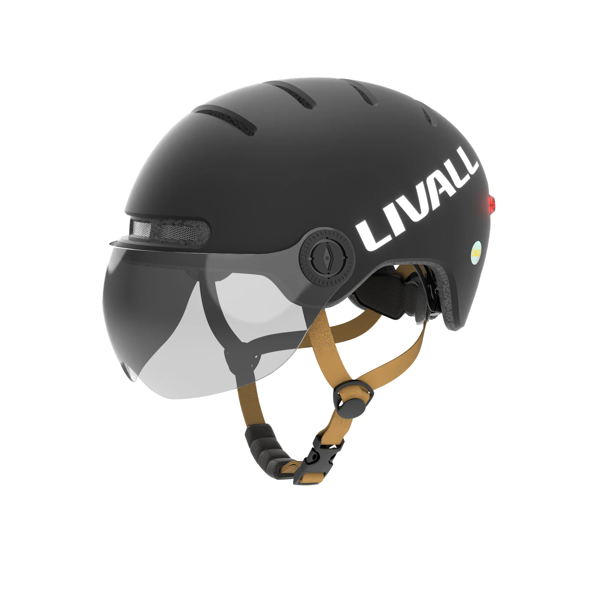 Livall L23 Black Visor Helmet - Image 14