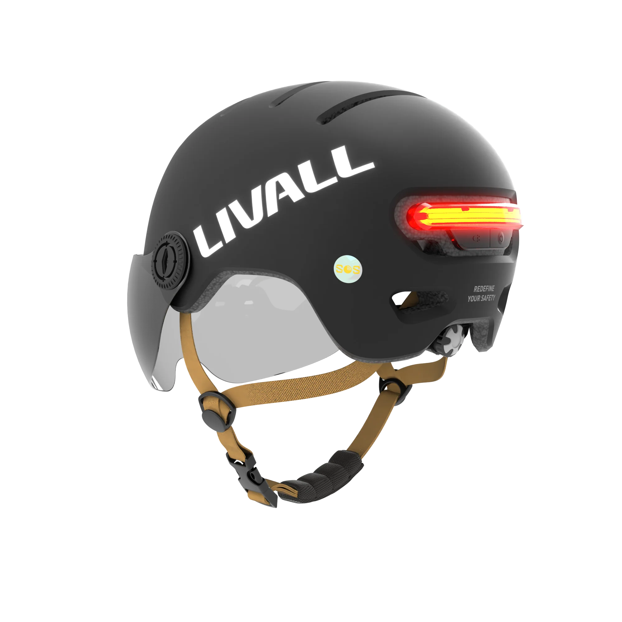 Livall L23 Black Visor Helmet - Image 5