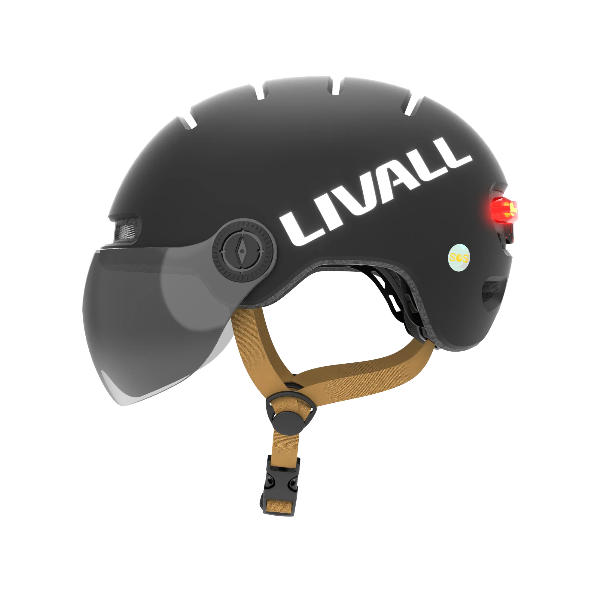 Livall L23 Black Visor Helmet - Image 6