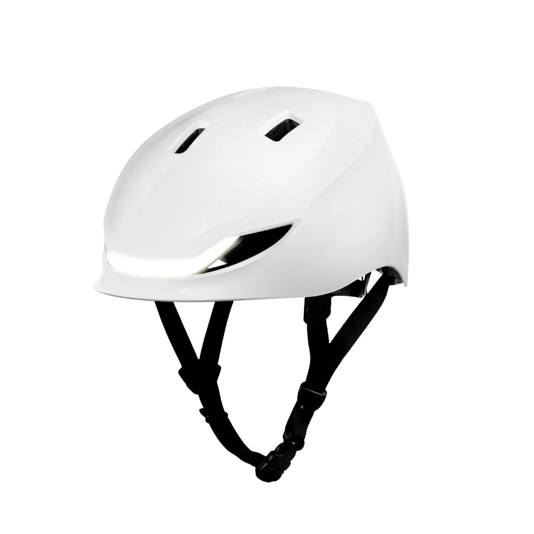Lumos Matrix Smart Helmet Pearl White - Image 2