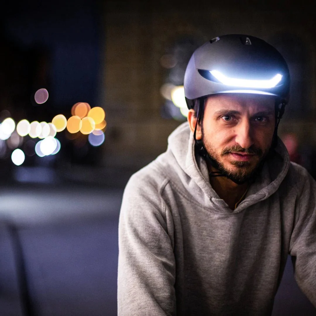 Lumos Matrix Smart Helmet Charcoal Black - Image 3